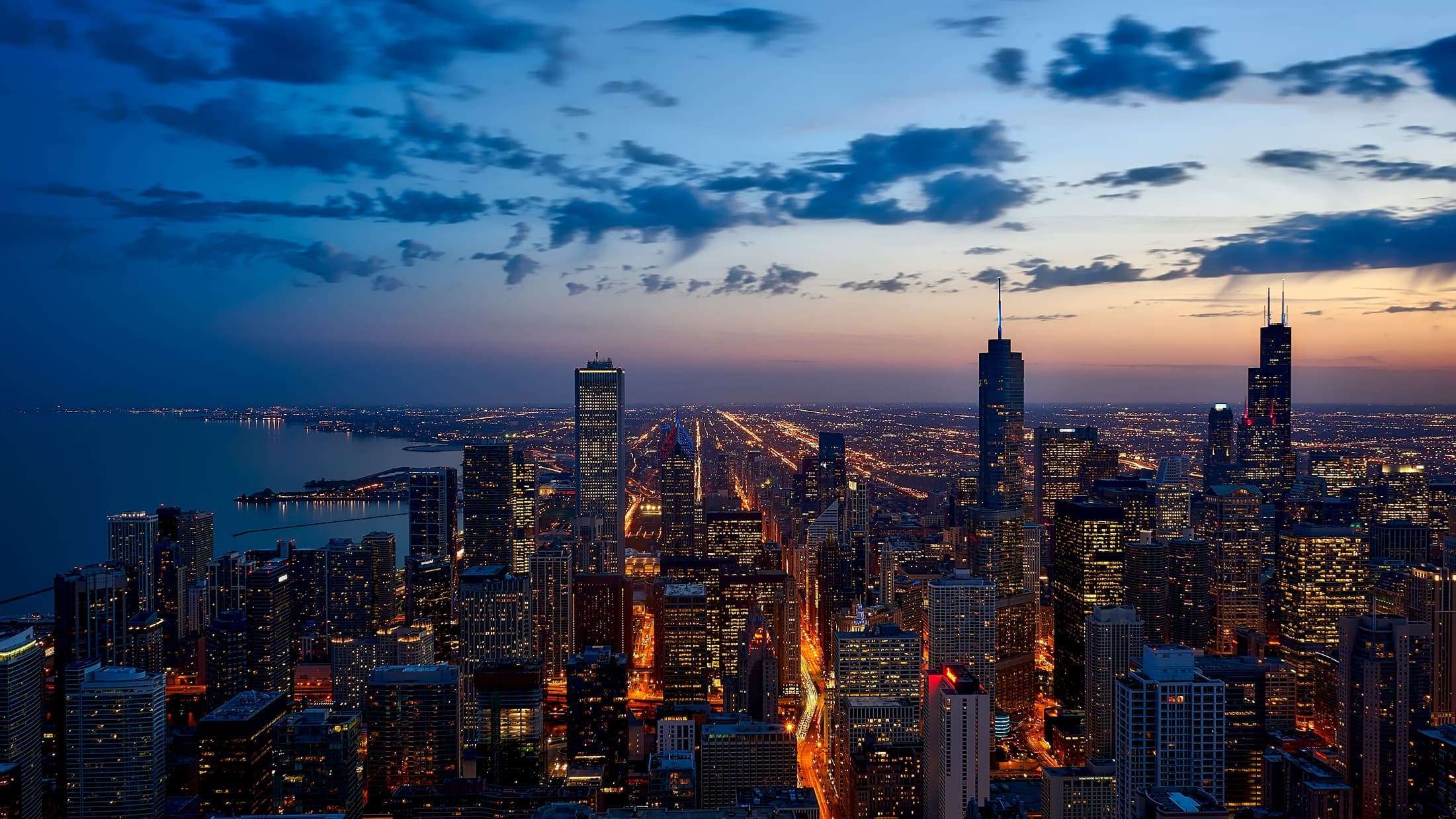 City at night representing the Meet Canada invitation milestone