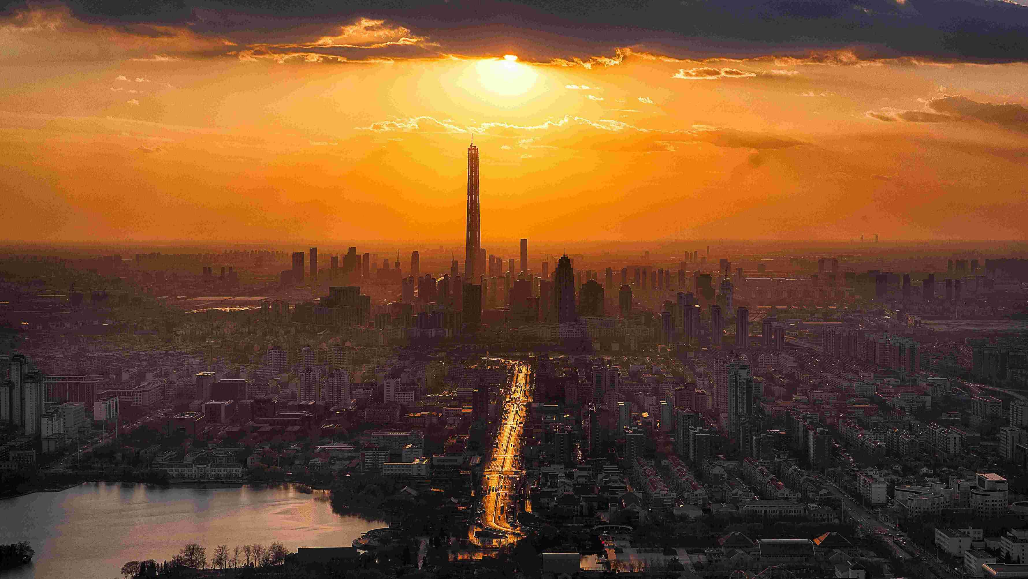 City skyline representing FORESEE AI international development