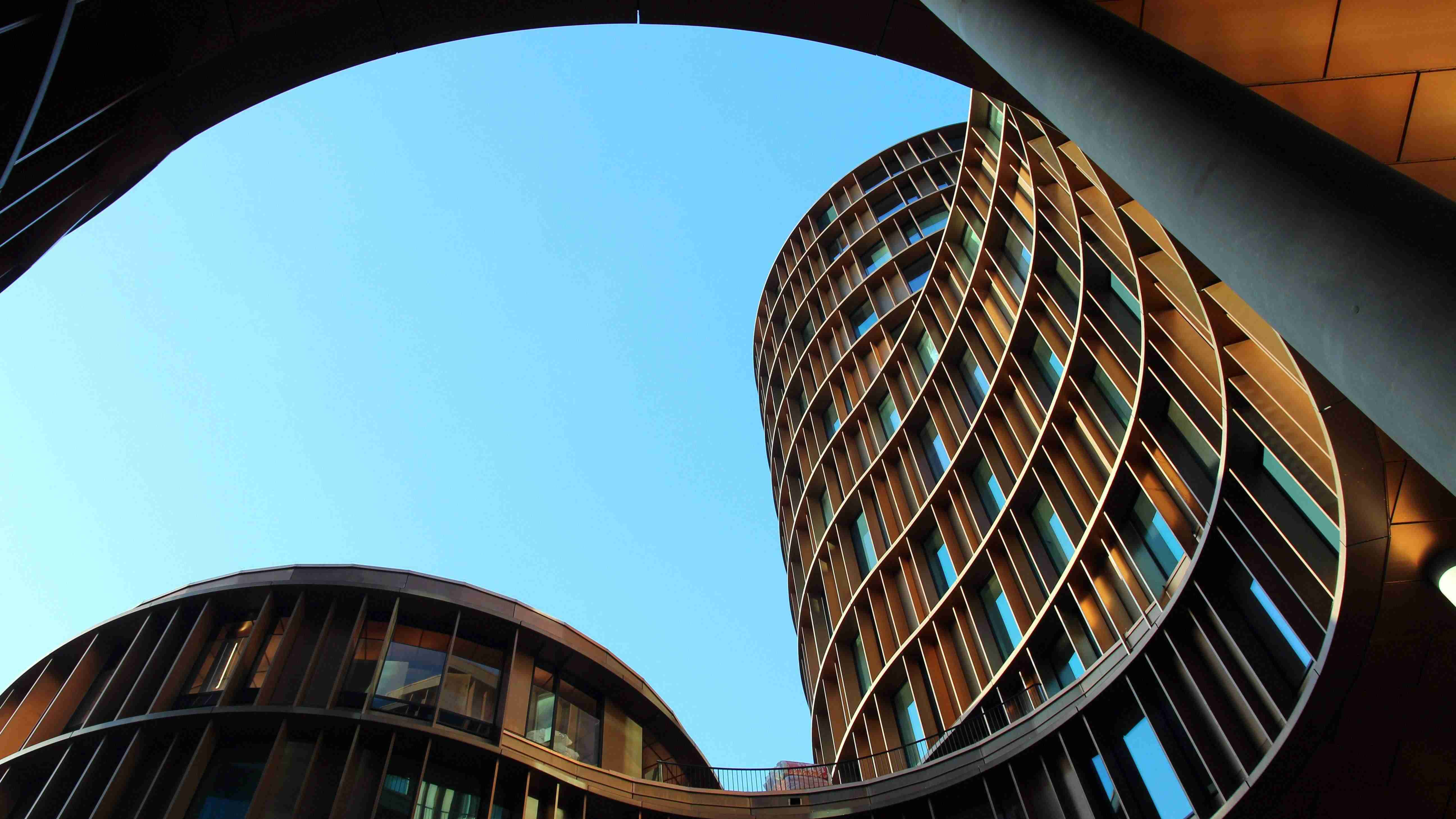 Contemporary connected building architecture